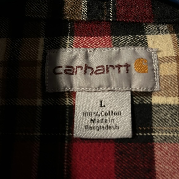 Carhartt Plaid Flannel Shirt - Picture 8 of 11